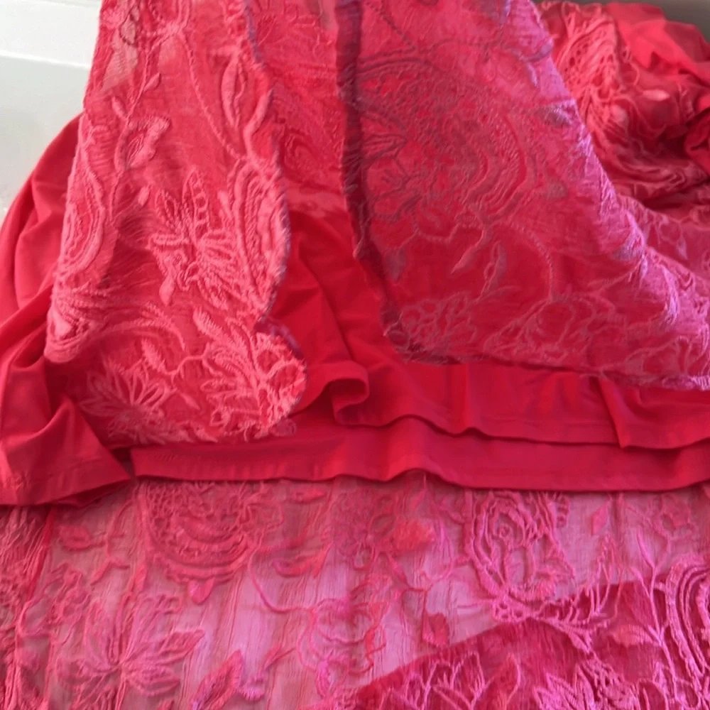 Soft Surroundings Adele Silk Tunic Top size Medium - Picture 9 of 12